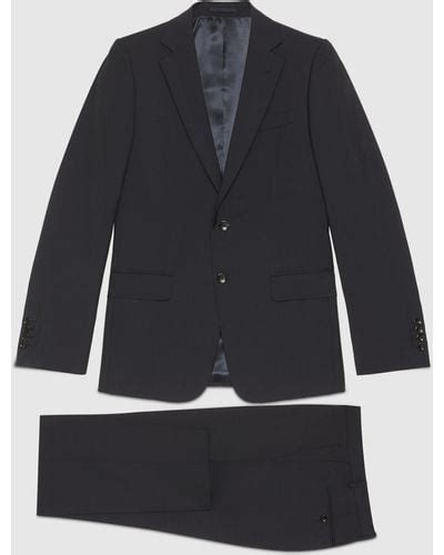 abito gucci mo fit slim|Slim Fit Wool Mohair Suit In Dark Blue .